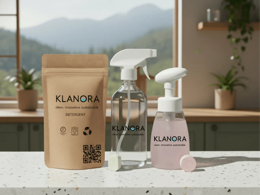 Klanora Eco-Friendly Cleaning Starter Kit | Zero-Waste Home Care - Klanora