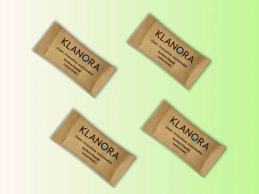 Klanora Multi Surface Cleaner Refill Tablets – Lemongrass Fragrance | Eco-Friendly & Refillable - Klanora