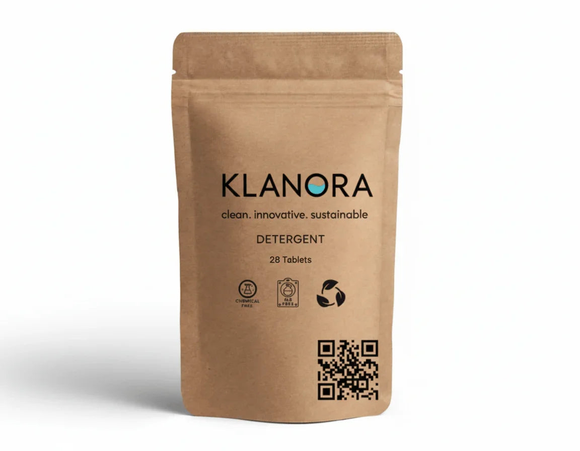 Klanora Laundry Detergent Tablets | Eco - Friendly, Plastic - Free & Refillable - Klanora