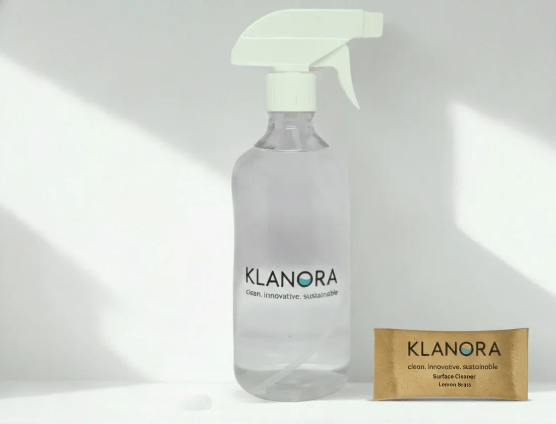 Klanora Multi-Surface Cleaner Tablets | Eco-Friendly, Refillable & Plastic-Free - Klanora